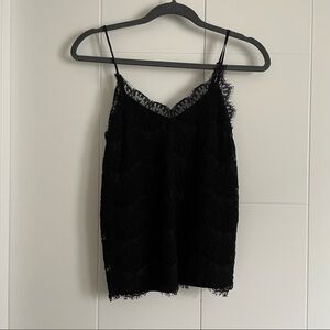 3/$45 Monteau Lace Black Camisole